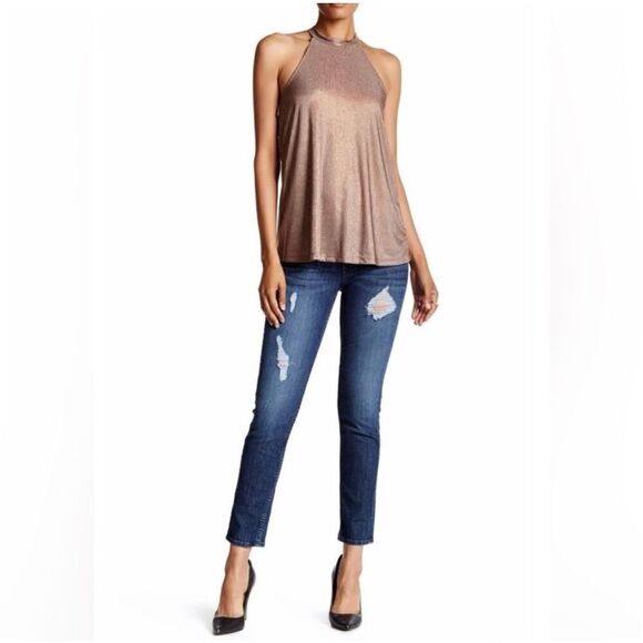 Hudson Jeans Collin Flap Mid-Rise Skinny Ankle Denim Jeans Distressed Women’s 26 - Picture 1 of 16